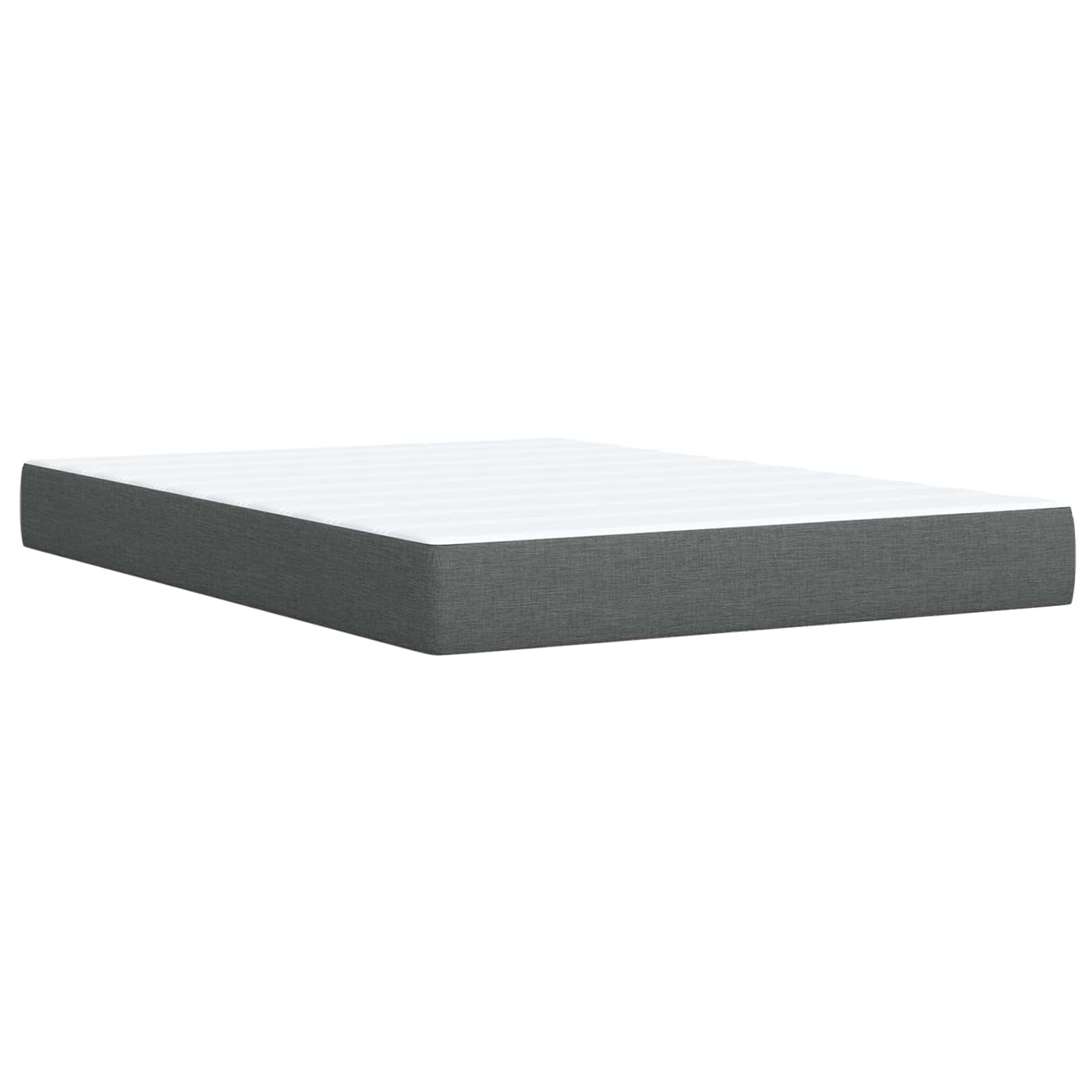 Krevet od pjene s madracem i LED-om Tamnosiva 140 x 190 cm