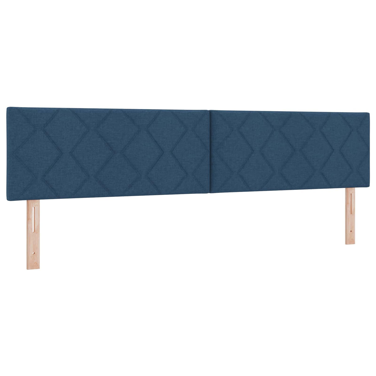 Krevet od pjene s madracem i LED-om Plava 200 x 200 cm Tkanina