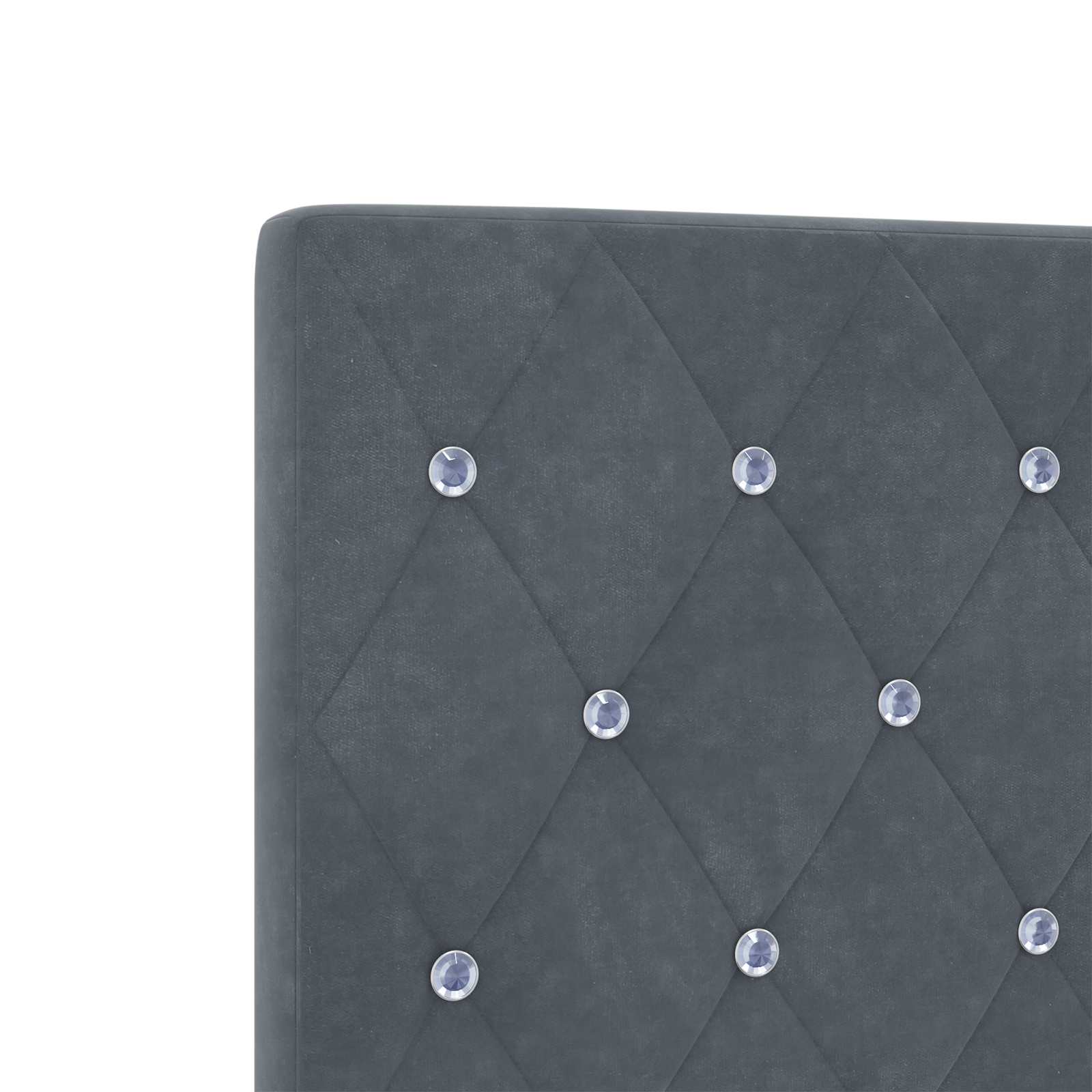 Krevet od pjene s madracem i LED-om Tamnosiva 140 x 190 cm