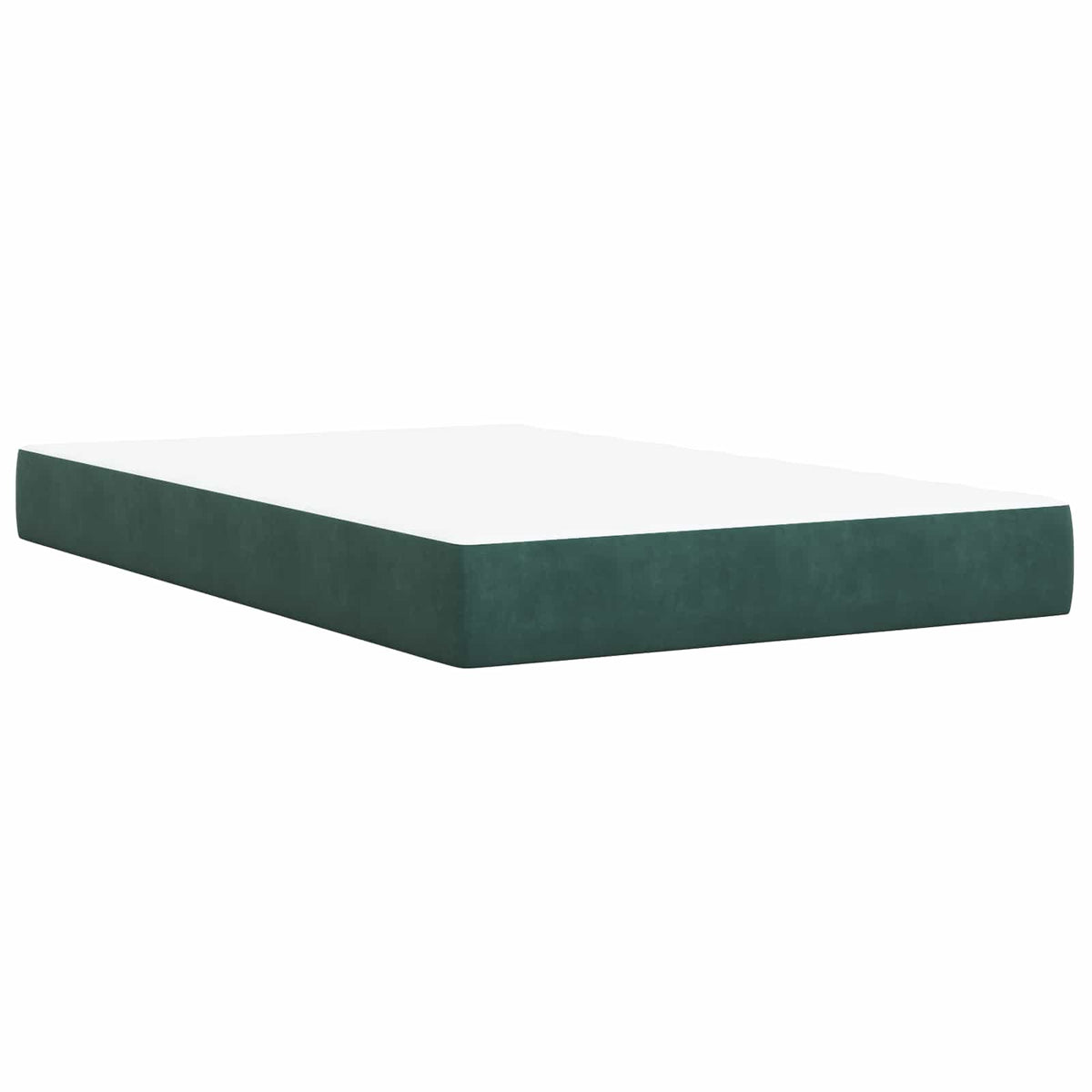 Krevet od pjene s madracem i LED-om Tamnozelena 120 x 190 cm