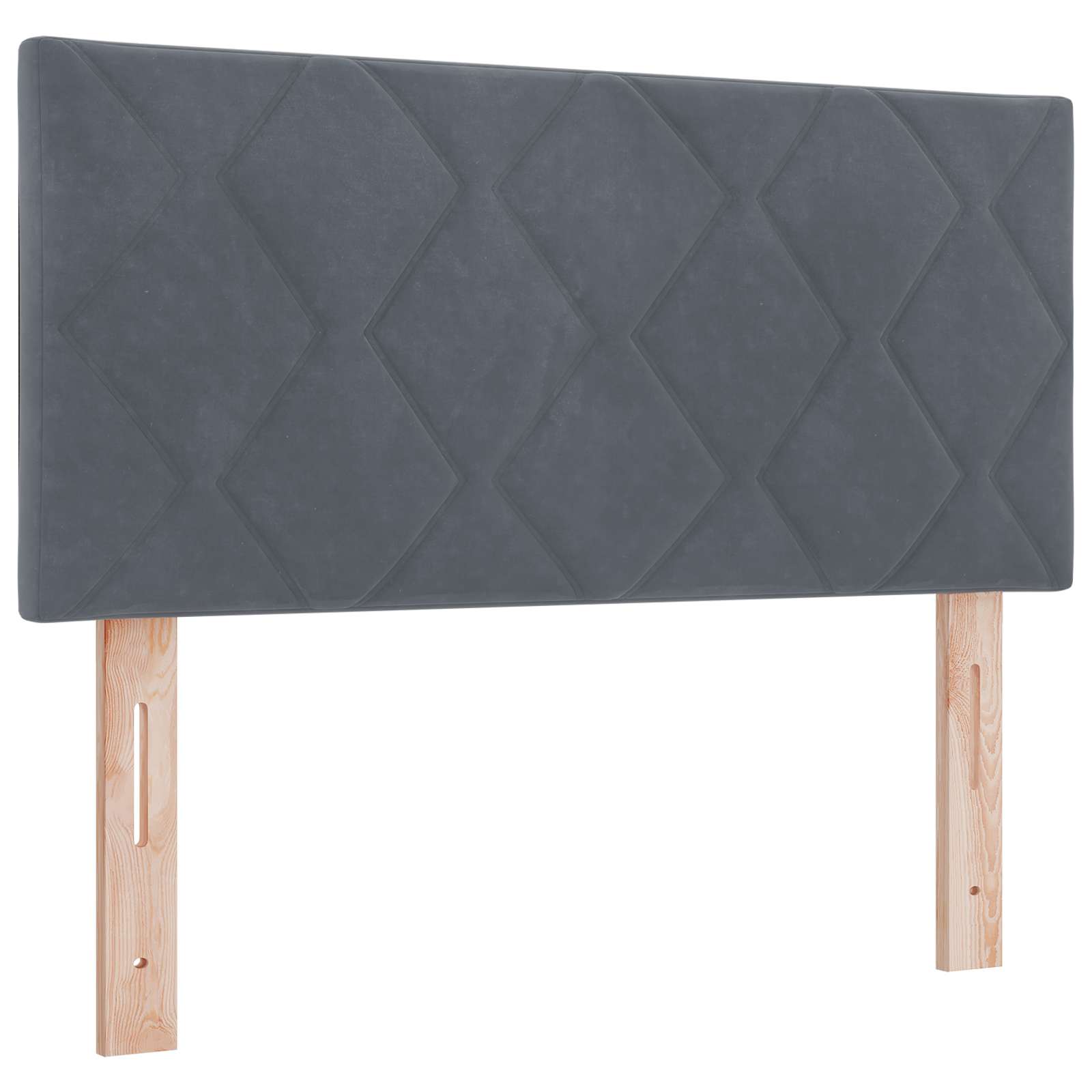 Krevet od pjene s madracem i LED-om Tamnosiva 120 x 190 cm