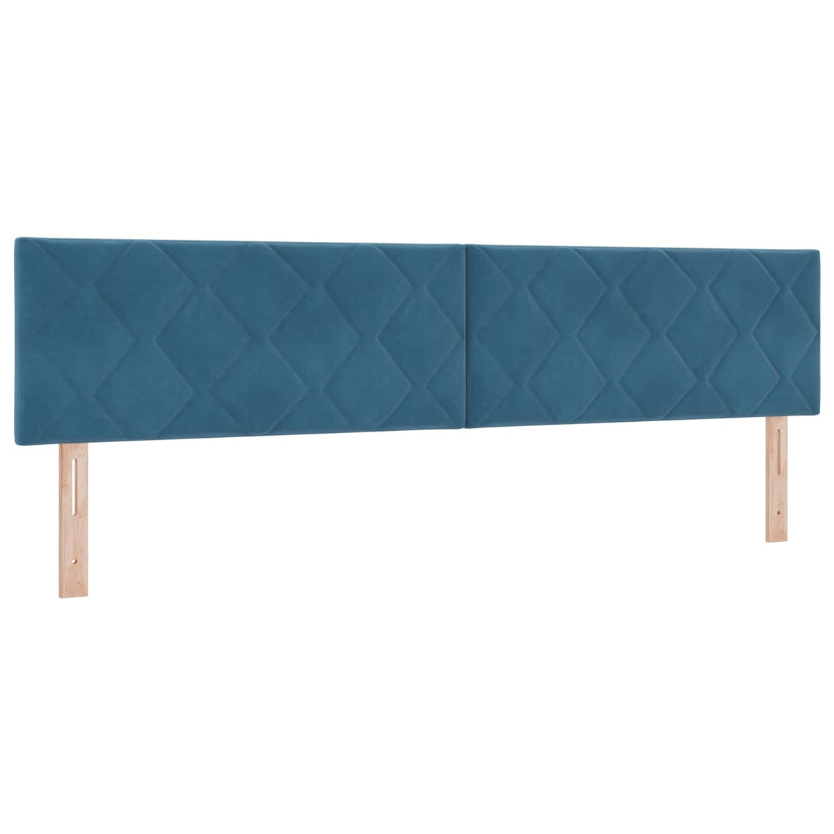 Krevet od pjene s madracem i LED-om Tamno plava 200 x 200 cm