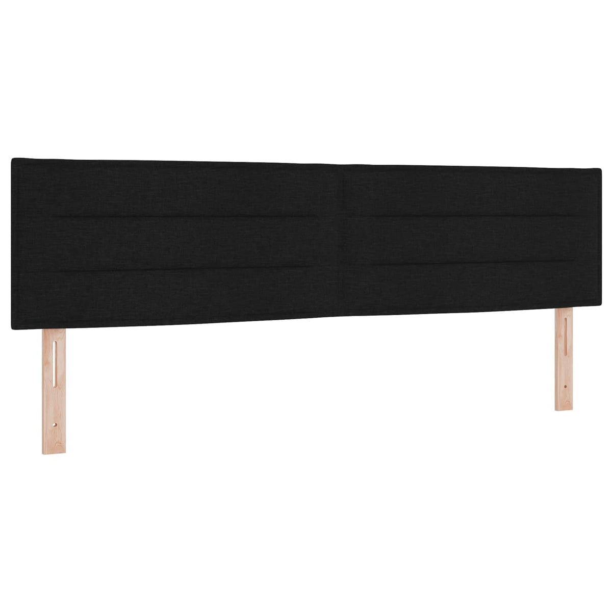 Krevet od pjene s madracem i LED-om Crna 180 x 200 cm Tkanina