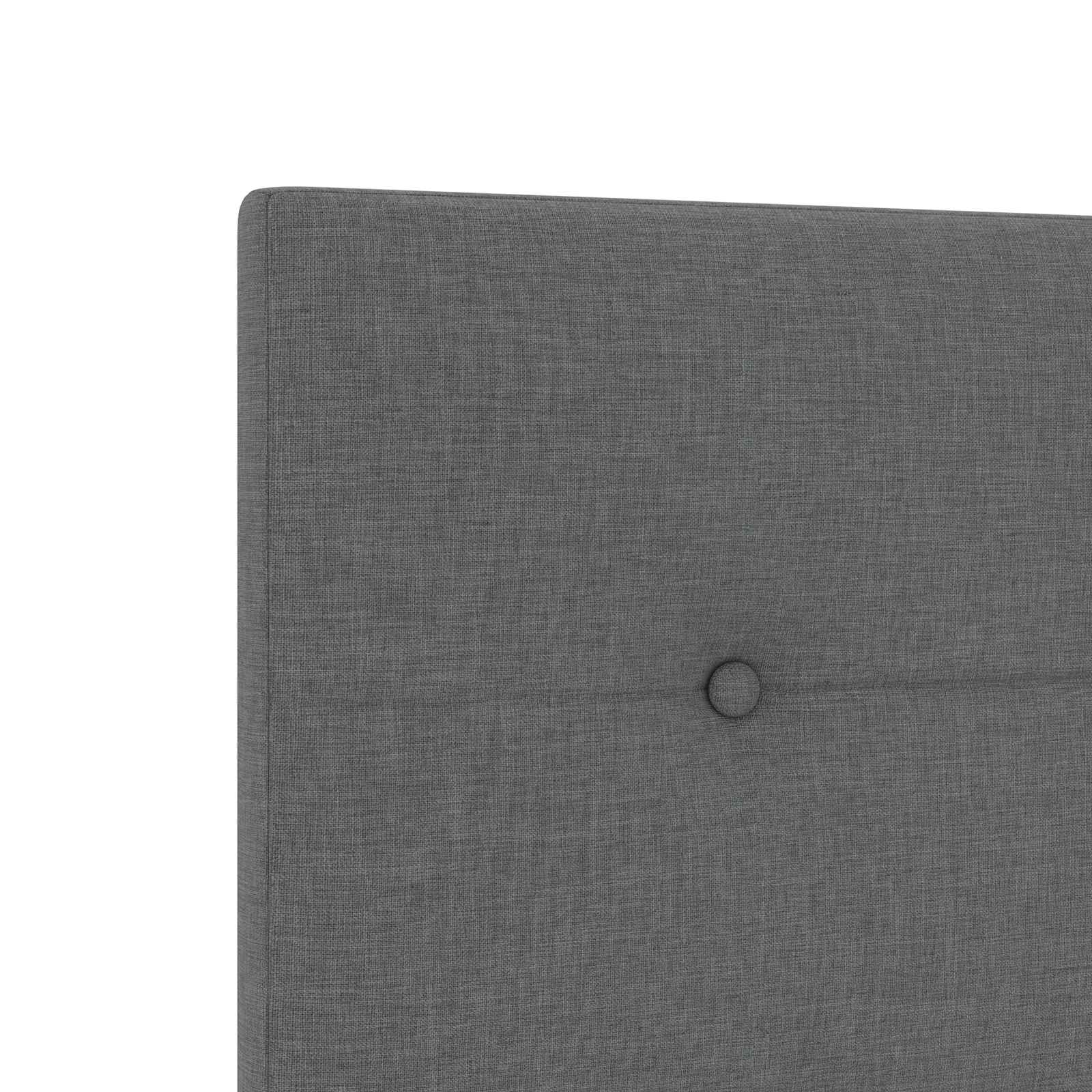 Krevet od pjene s madracem i LED-om Tamnosiva 180 x 200 cm