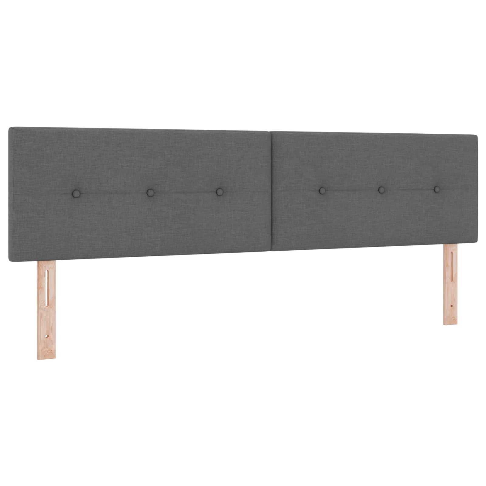 Krevet od pjene s madracem i LED-om Tamnosiva 180 x 200 cm