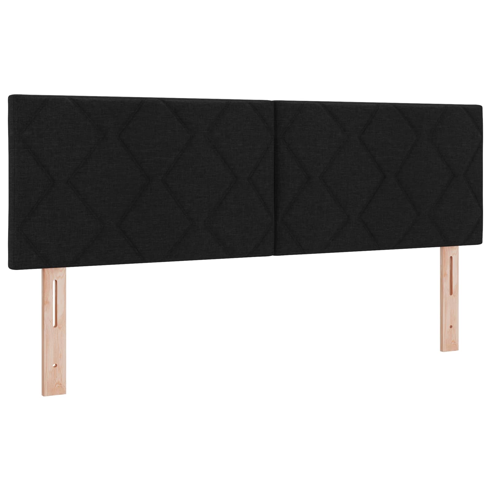 Krevet od pjene s madracem i LED-om Crna 160 x 200 cm Tkanina