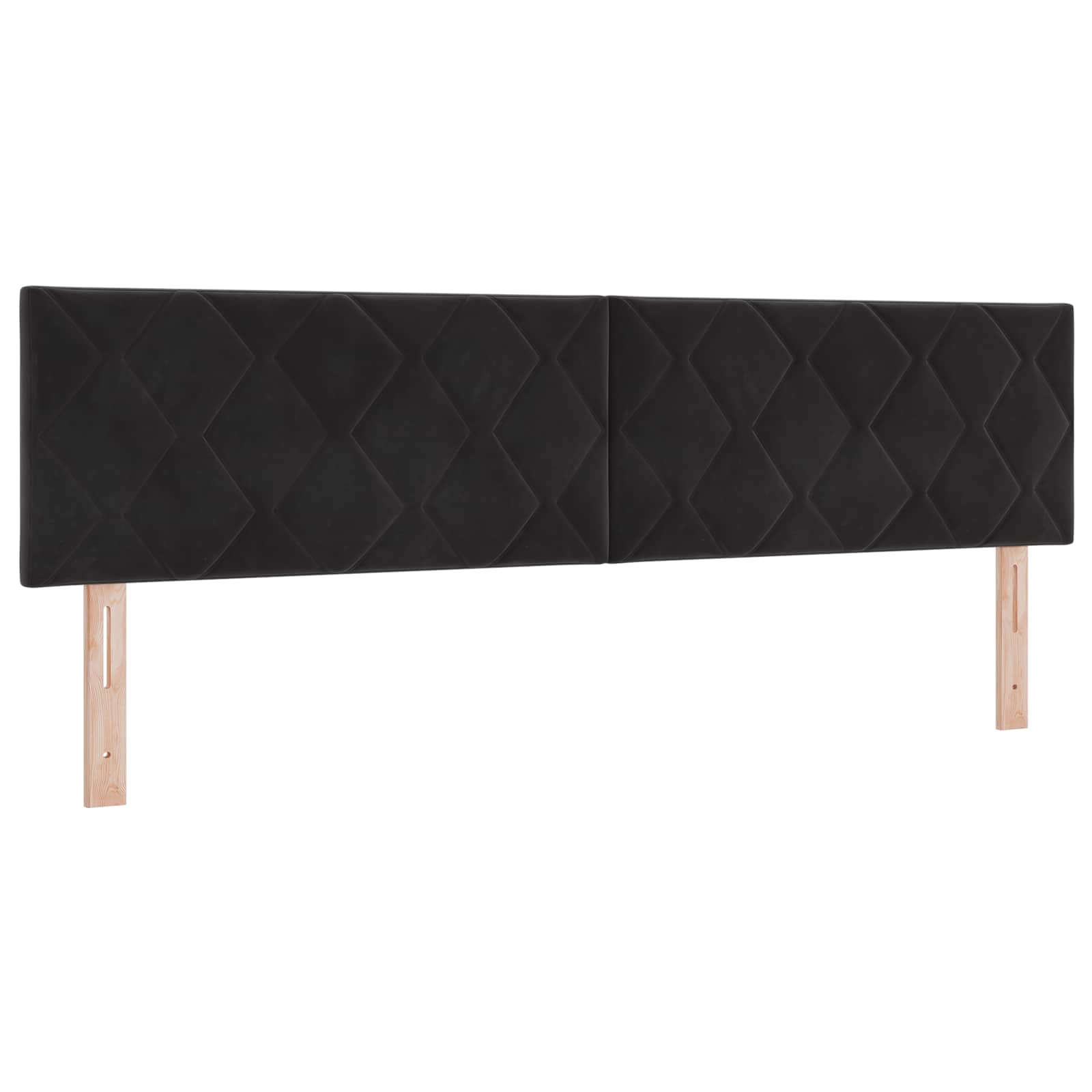 Krevet od pjene s madracem i LED-om Crna 180 x 200 cm Baršun