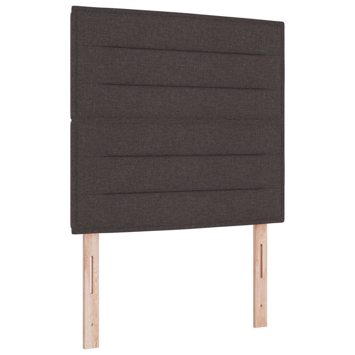 Krevet od pjene s madracem i LED-om Tamno smeđa 90 x 190 cm