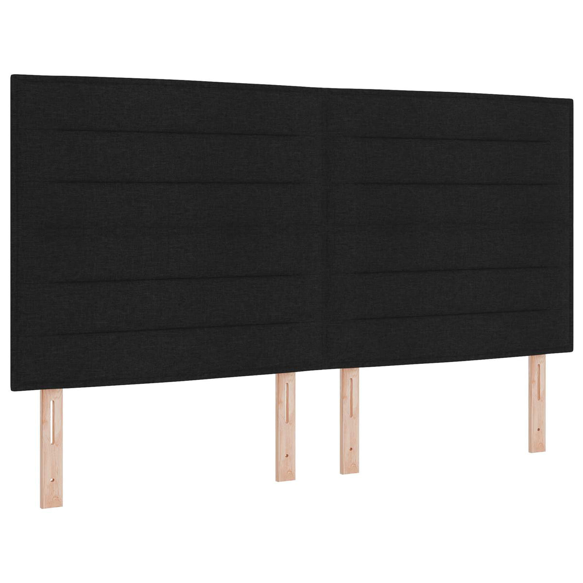 Krevet od pjene s madracem i LED-om Crna 180 x 200 cm Tkanina