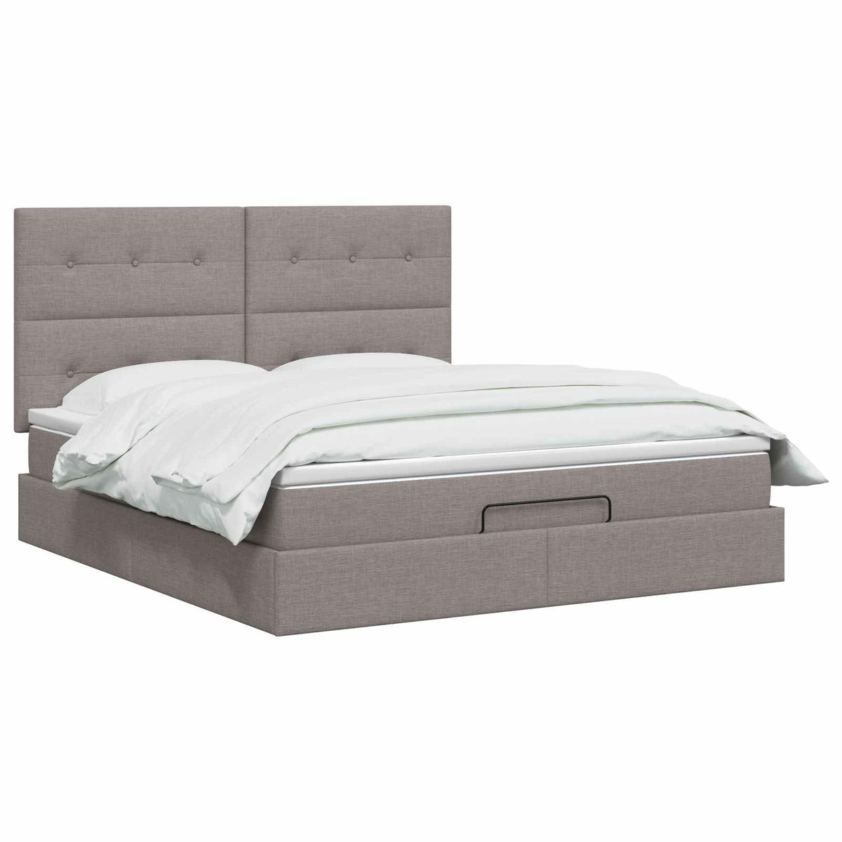 Krevet od pjene s madracem i LED-om Sivosmeđa 140 x 190 cm