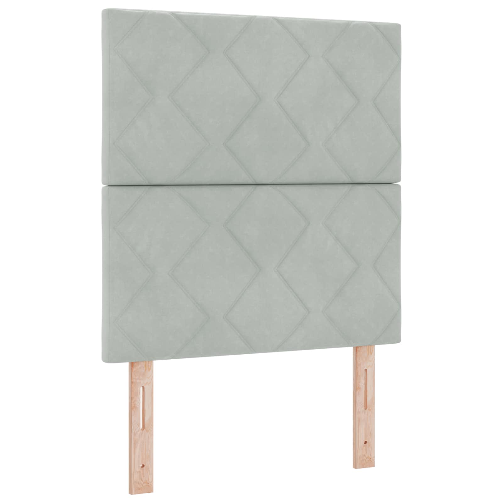 Krevet od pjene s madracem i LED-om Svjetlosiva 80 x 200 cm