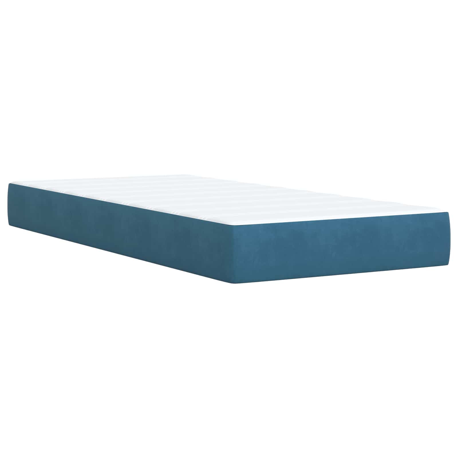 Krevet od pjene s madracem i LED-om Tamno plava 100 x 200 cm