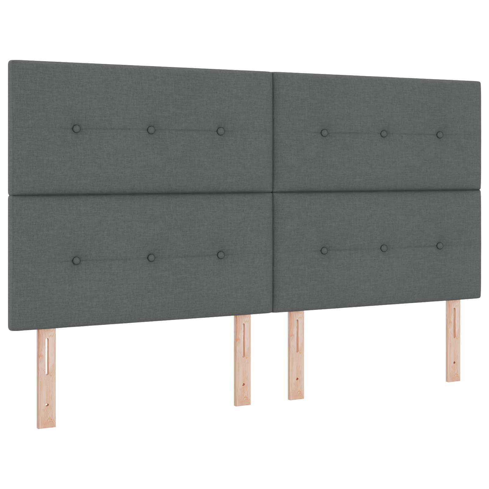Krevet od pjene s madracem i LED-om Tamnosiva 180 x 200 cm
