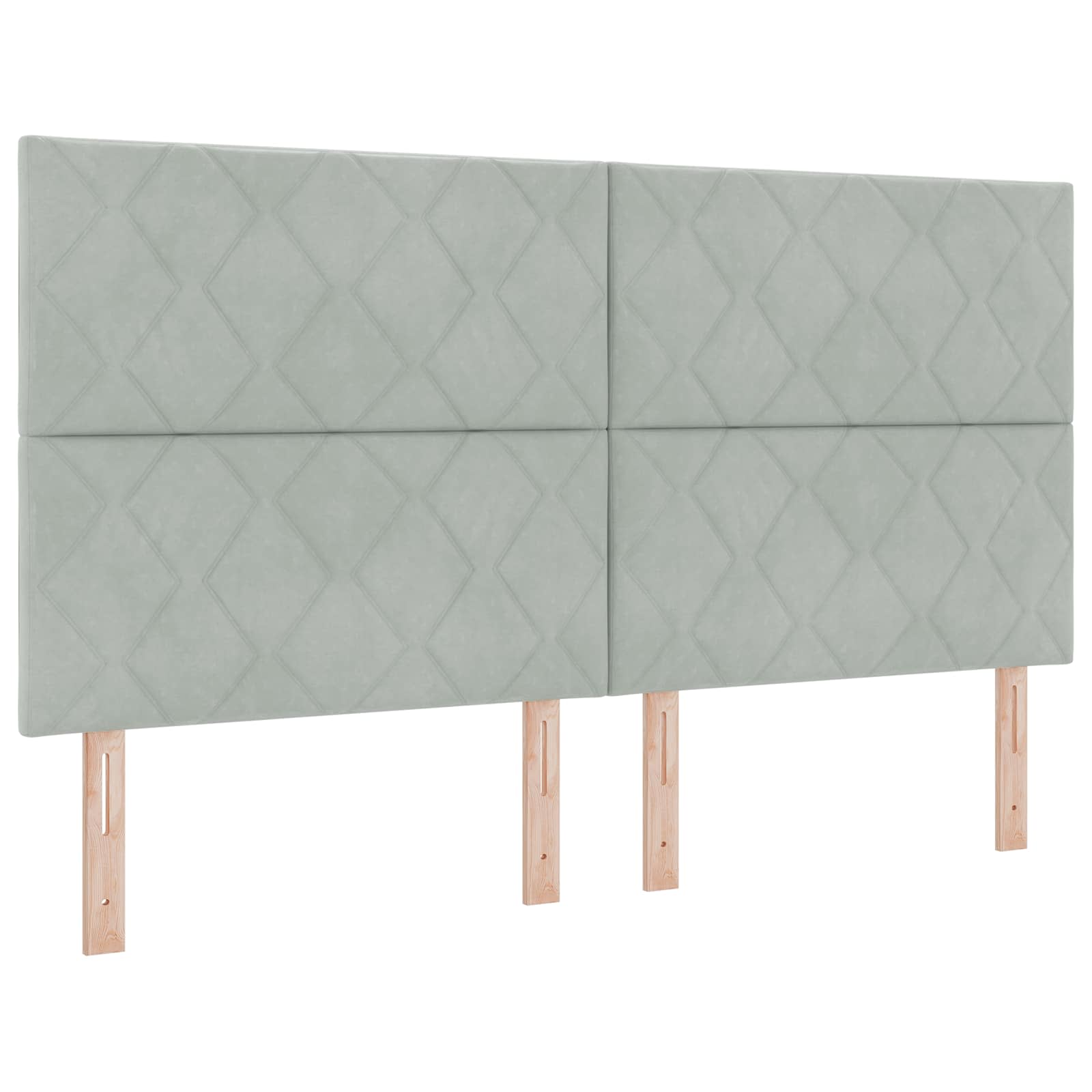 Krevet od pjene s madracem i LED-om Svjetlosiva 180 x 200 cm