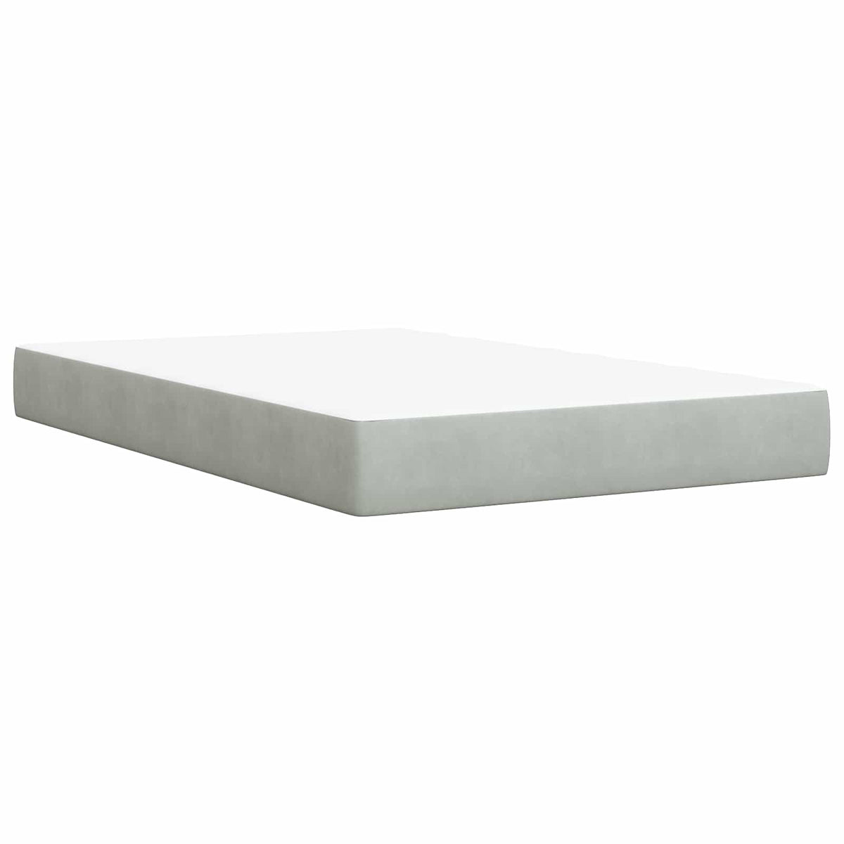 Krevet s od storage Svjetlosiva 100 x 200 cm Baršun