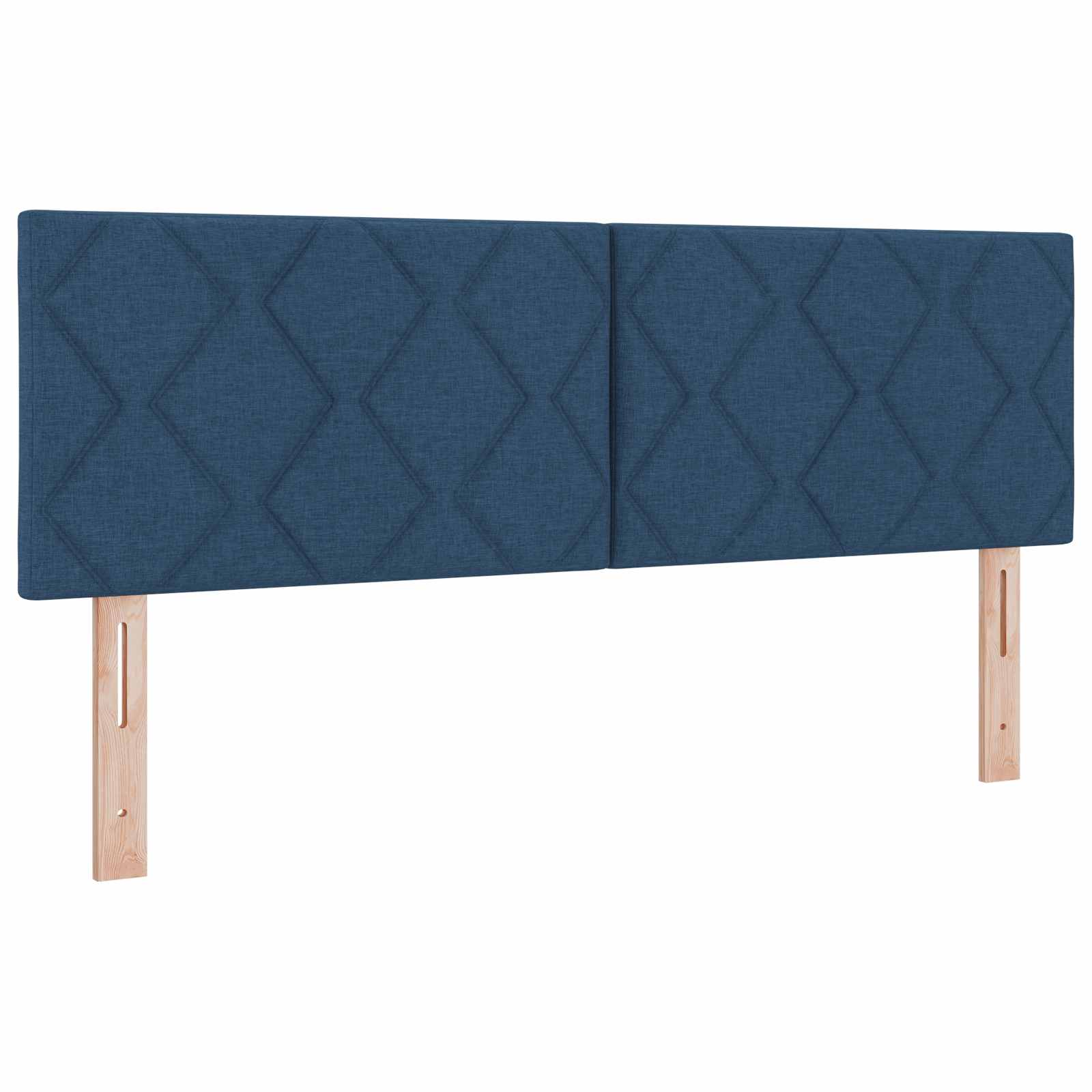 LED krevet za pohranu s madracem Plava 140 x 200 cm Tkanina