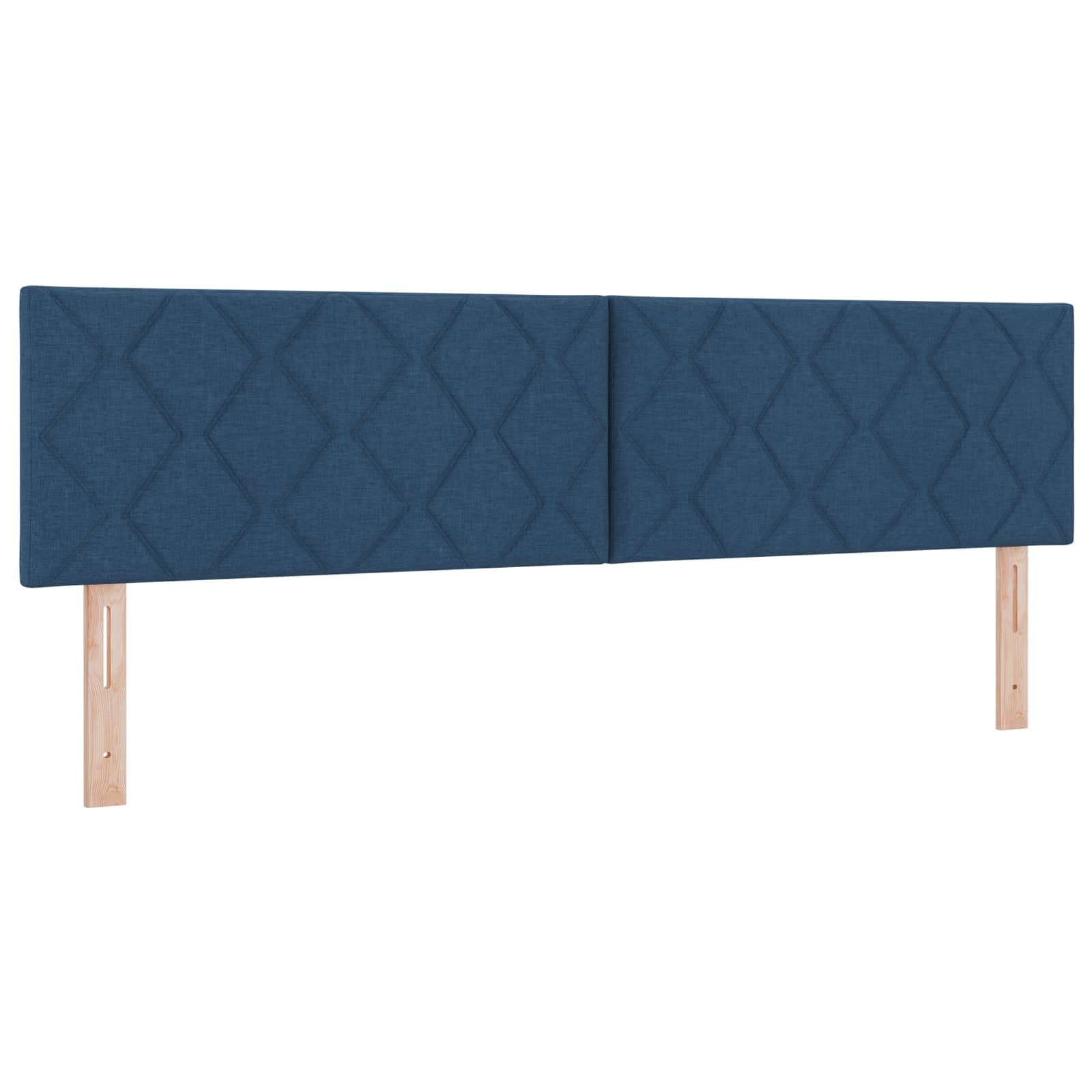 LED krevet za pohranu s madracem Plava 180 x 200 cm Tkanina