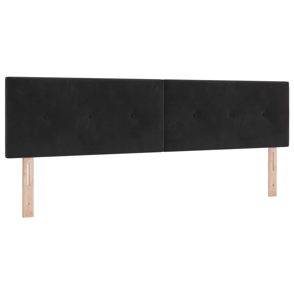 LED krevet za pohranu s madracem Crna 180 x 200 cm Baršun
