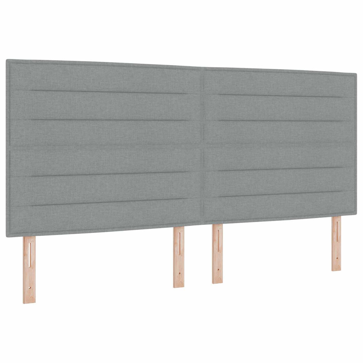 Krevet s madracem i skladištem Svjetlosiva 200 x 200 cm tkanina
