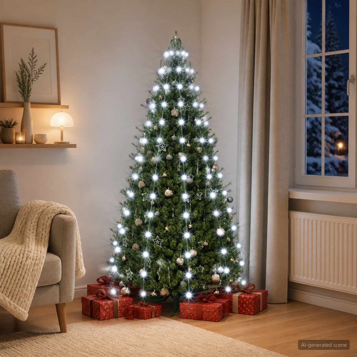 Svjetla za božićno drvce 500 LED lampica 500 cm