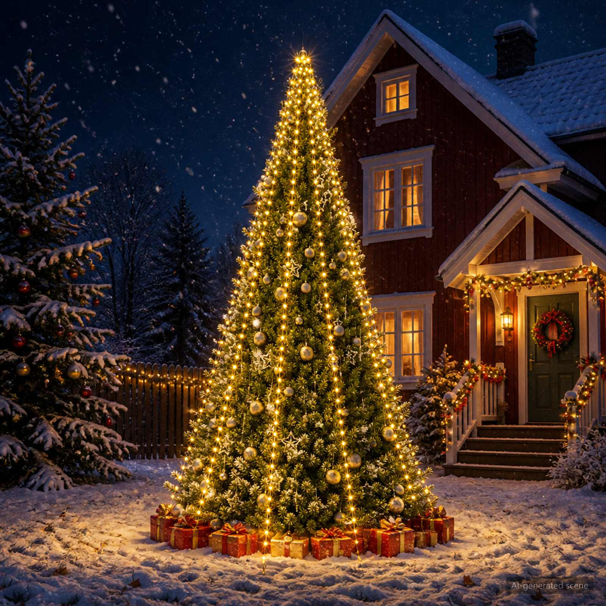Svjetla za božićno drvce 500 LED lampica 500 cm