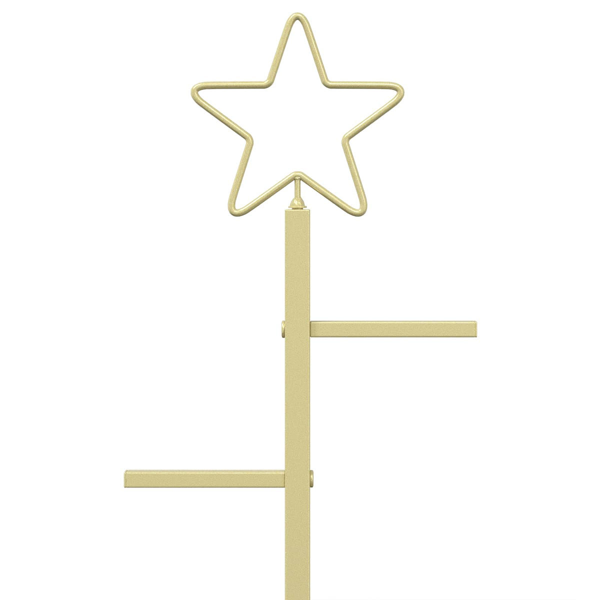 Metalna božićna jelka KUOPIO 90 cm Čelik Zlatno