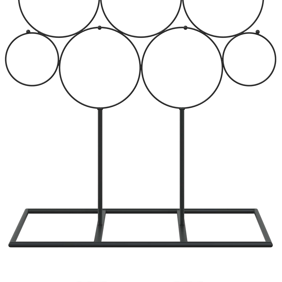 Metalna božićna jelka KUOPIO 125 cm Čelik Crna