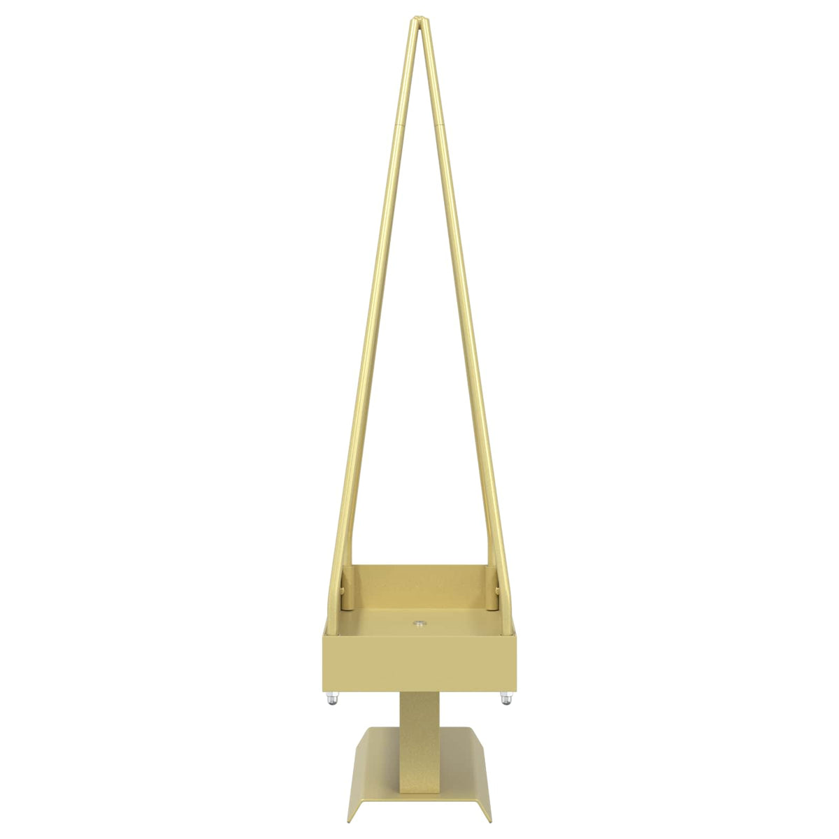 Metalna božićna jelka KUOPIO 90 cm Čelik Zlatno