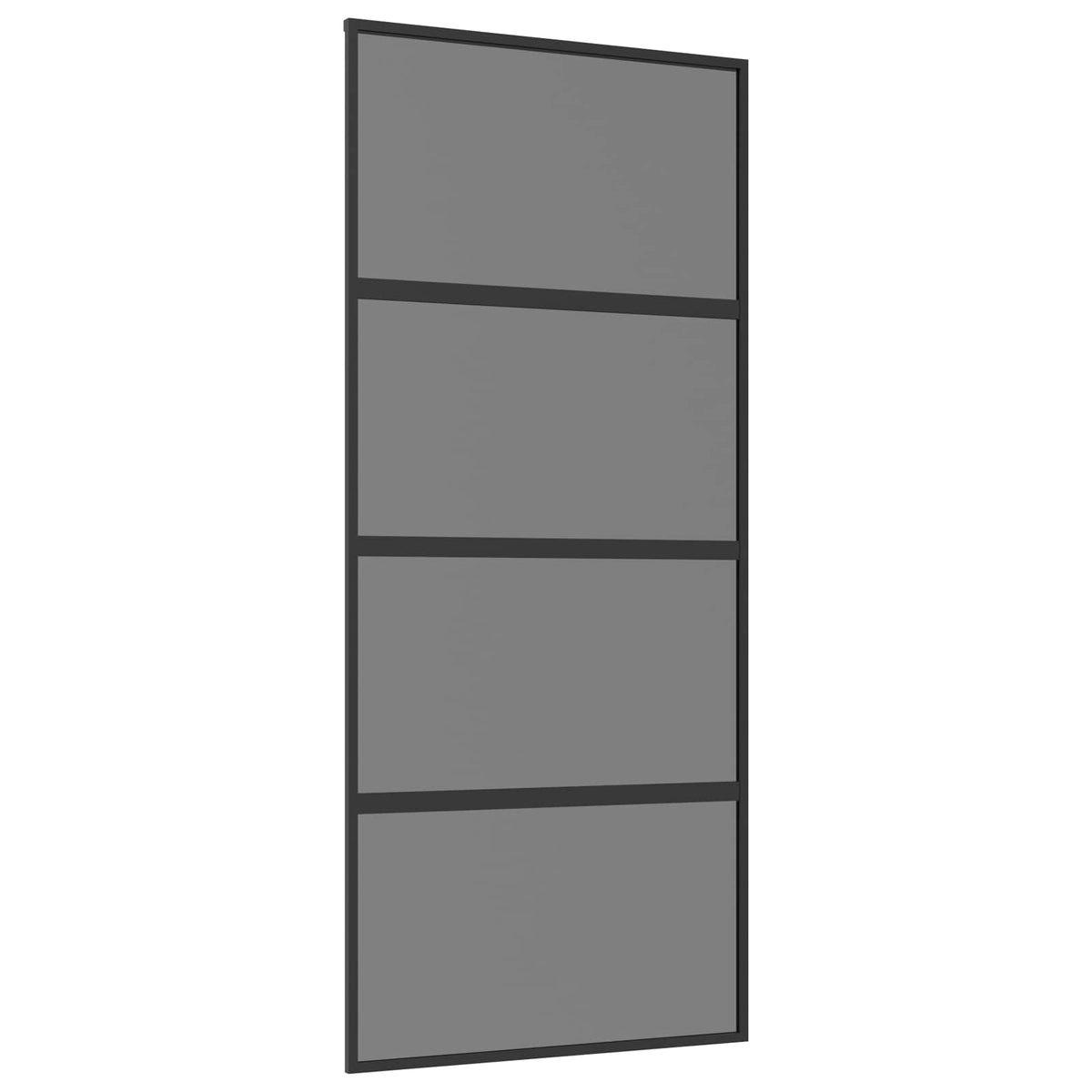 Klizna vrata 90 x 205 cm Kaljeno Staklo i Aluminij