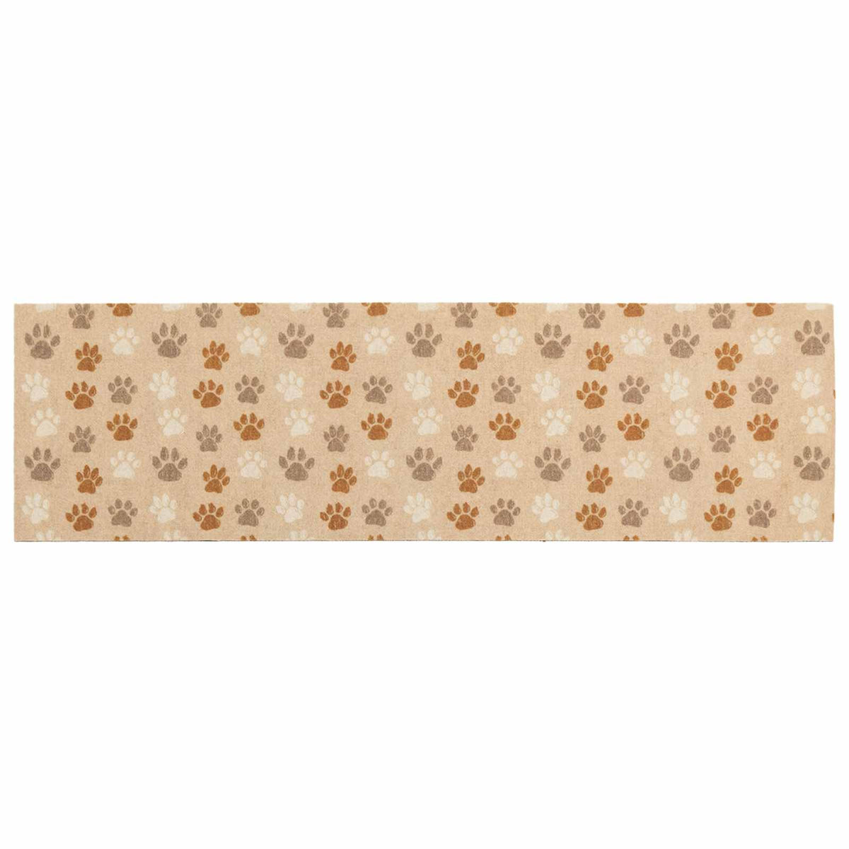 Kuhinjski Tepih bež šape 300 x 60 cm 100% poliamid