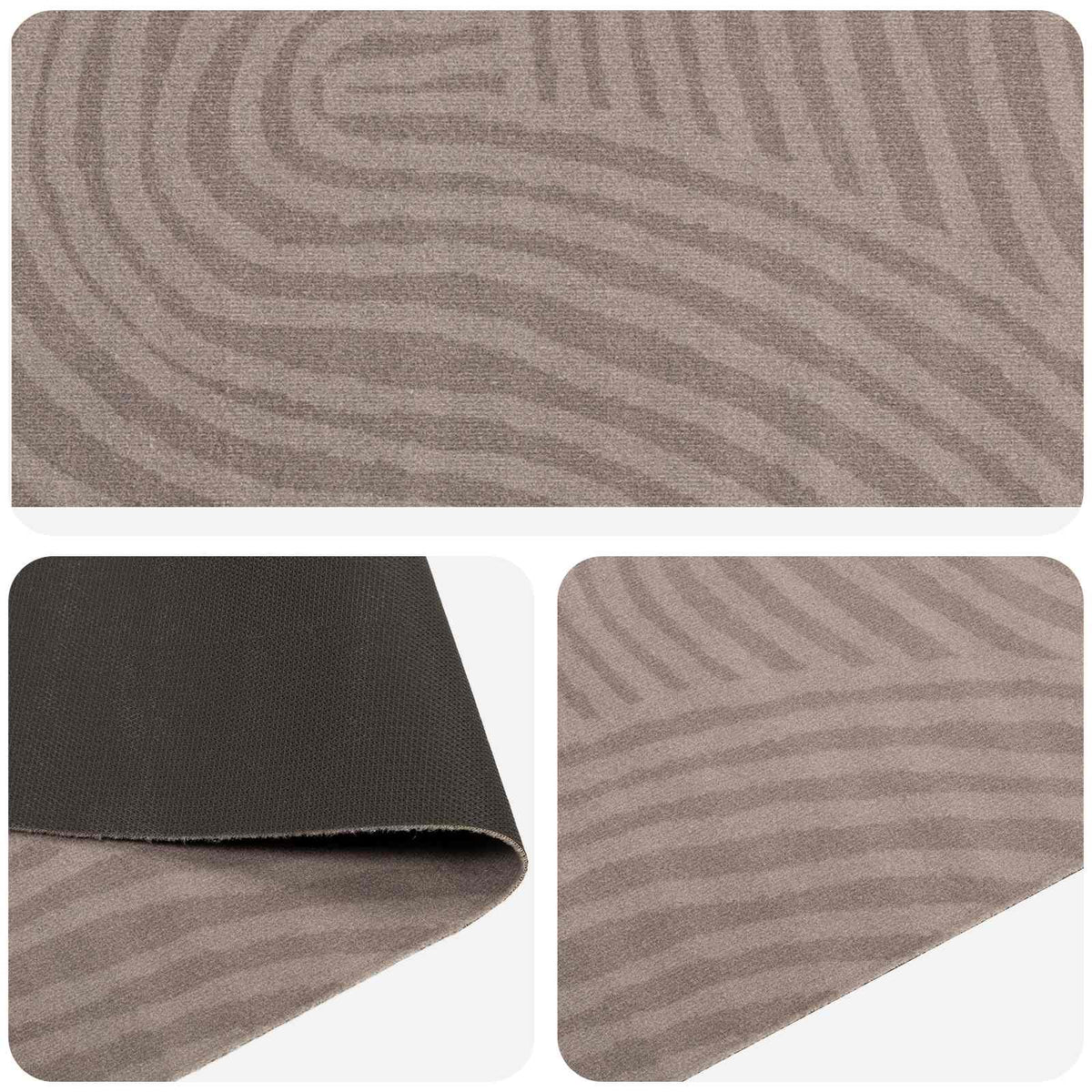 Kuhinjski Tepih Smeđi skandinavski 180 x 60 cm 100% poliamid