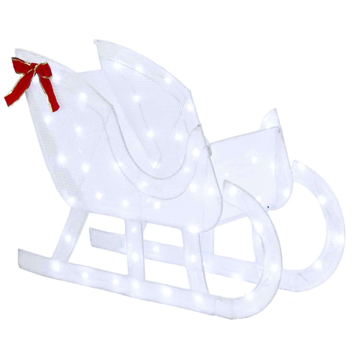 Reindeer vuče saonice LOVIISA 200 LED lampica Hladno bijela