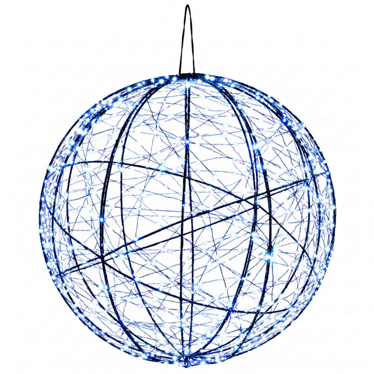 Božićni vrh svjetla 500 LED lampica Plava Promjer 40 x 42 cm