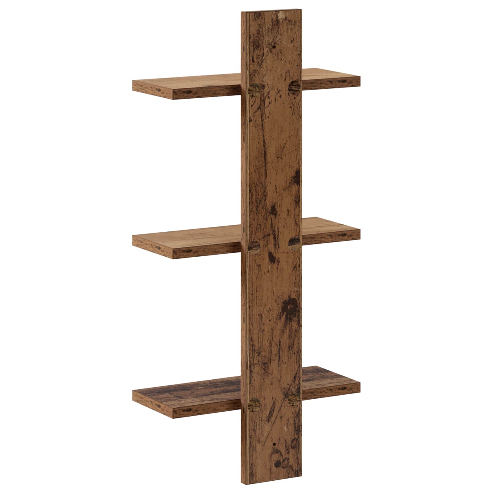 Zidna polica Drvo hrasta 30 x 13.5 x 64.5 cm Prerađeno drvo