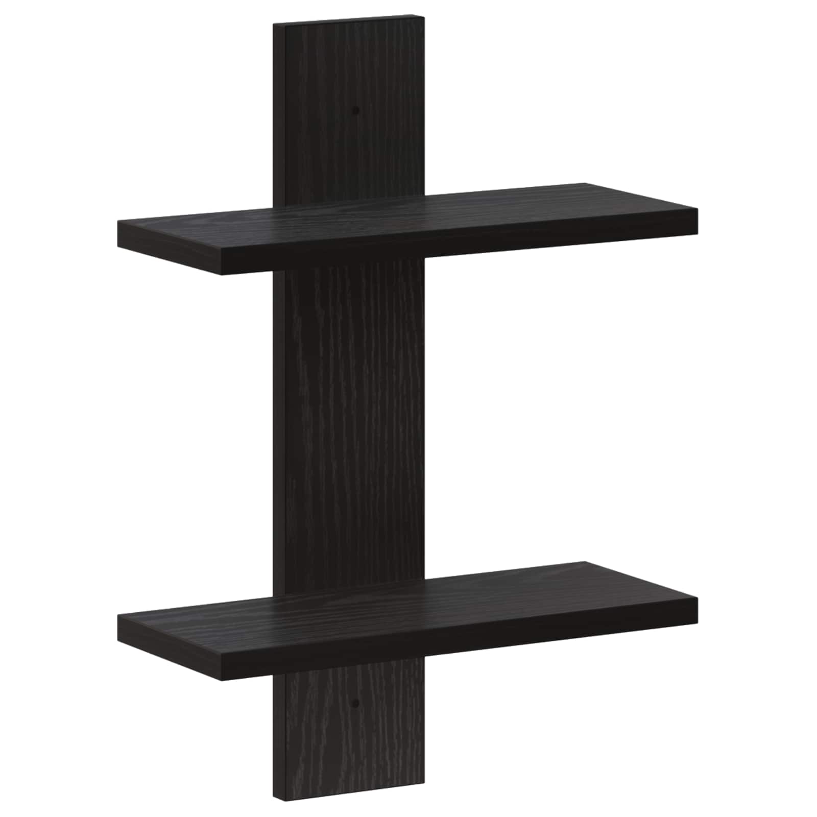 Zidna polica Crni hrast 30 x 13.5 x 43 cm Prerađeno drvo