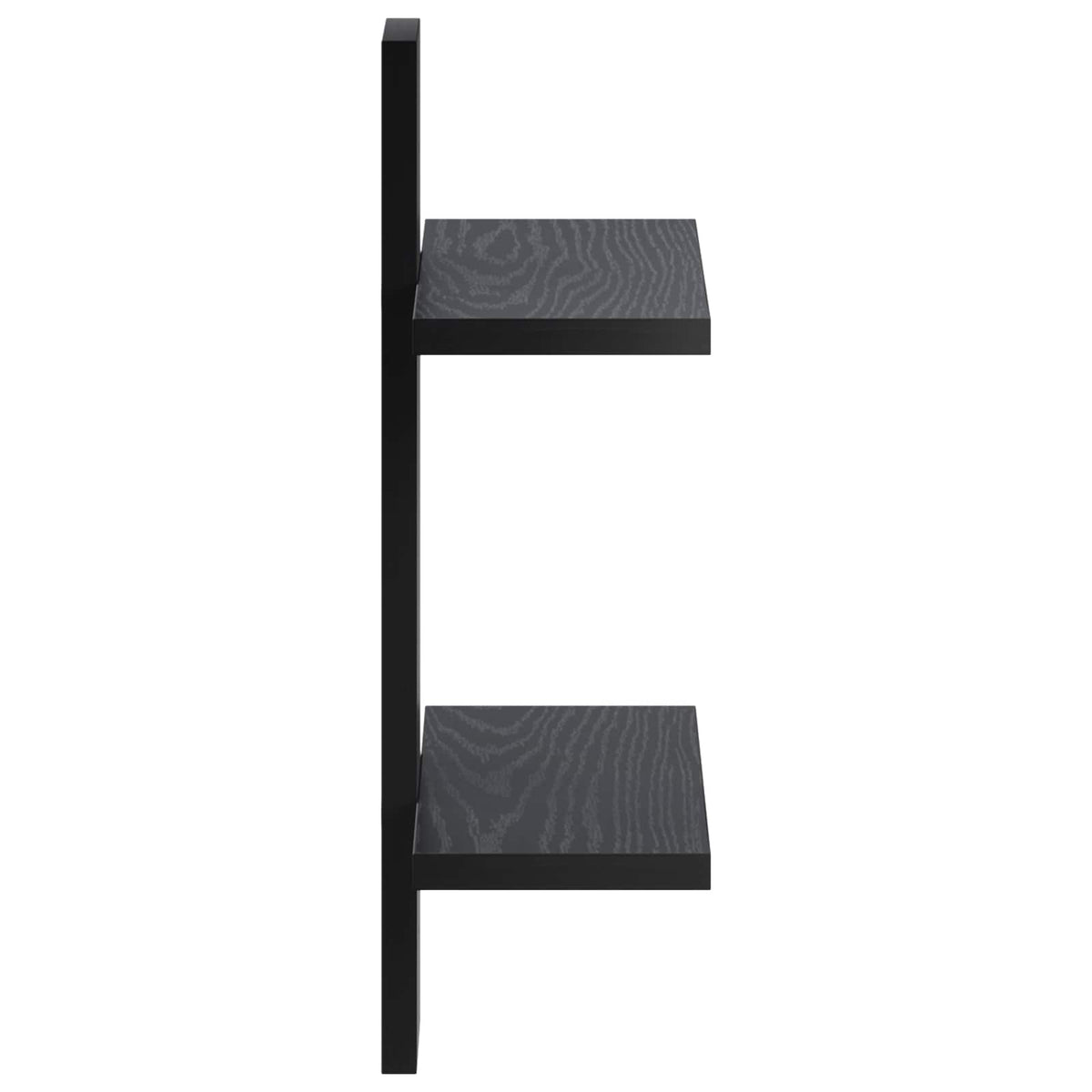 Zidna polica Crni hrast 30 x 13.5 x 43 cm Prerađeno drvo
