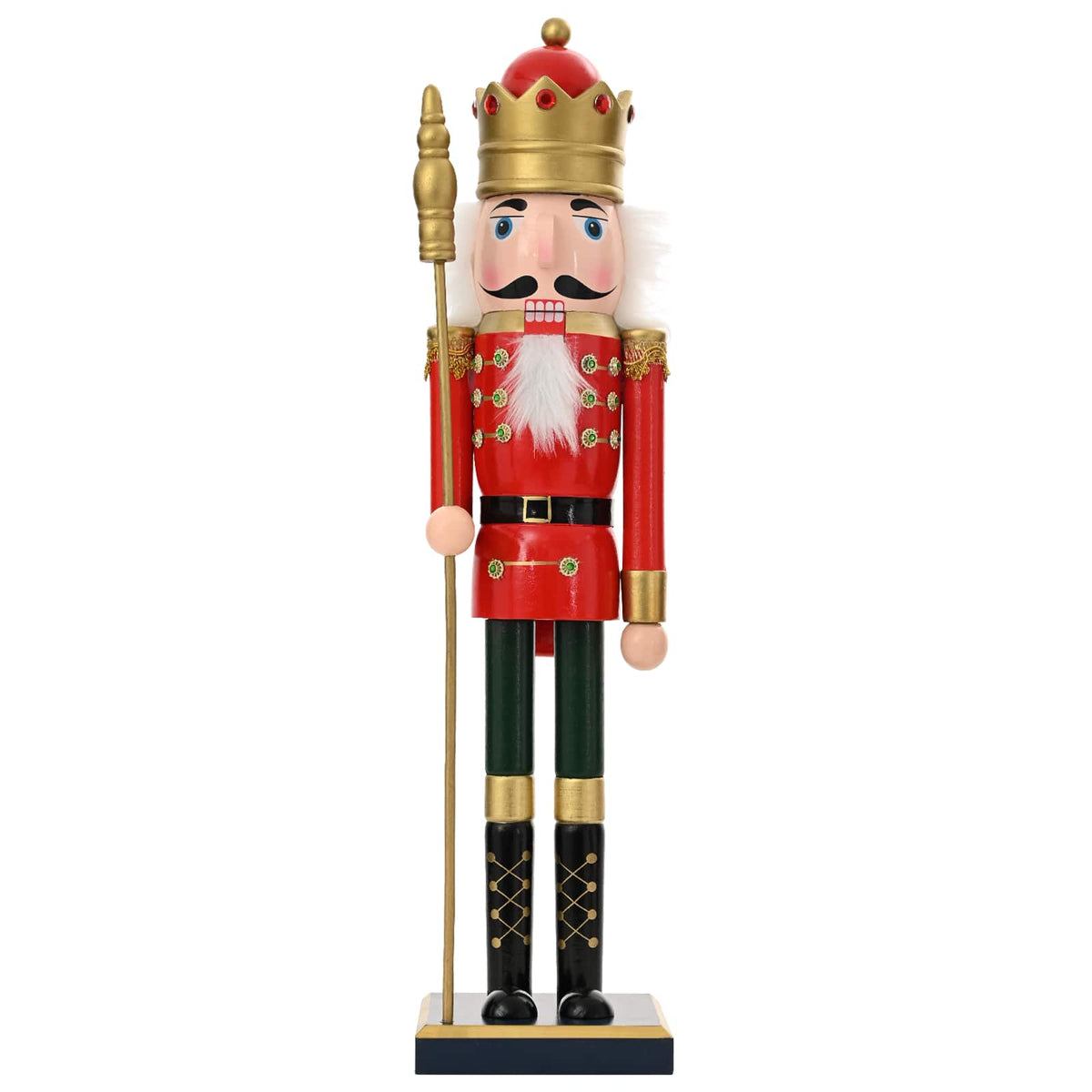 Božićni nutcracker TURKU Crvena i Crna 50 cm
