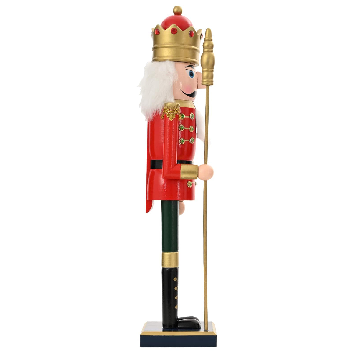 Božićni nutcracker TURKU Crvena i Crna 50 cm