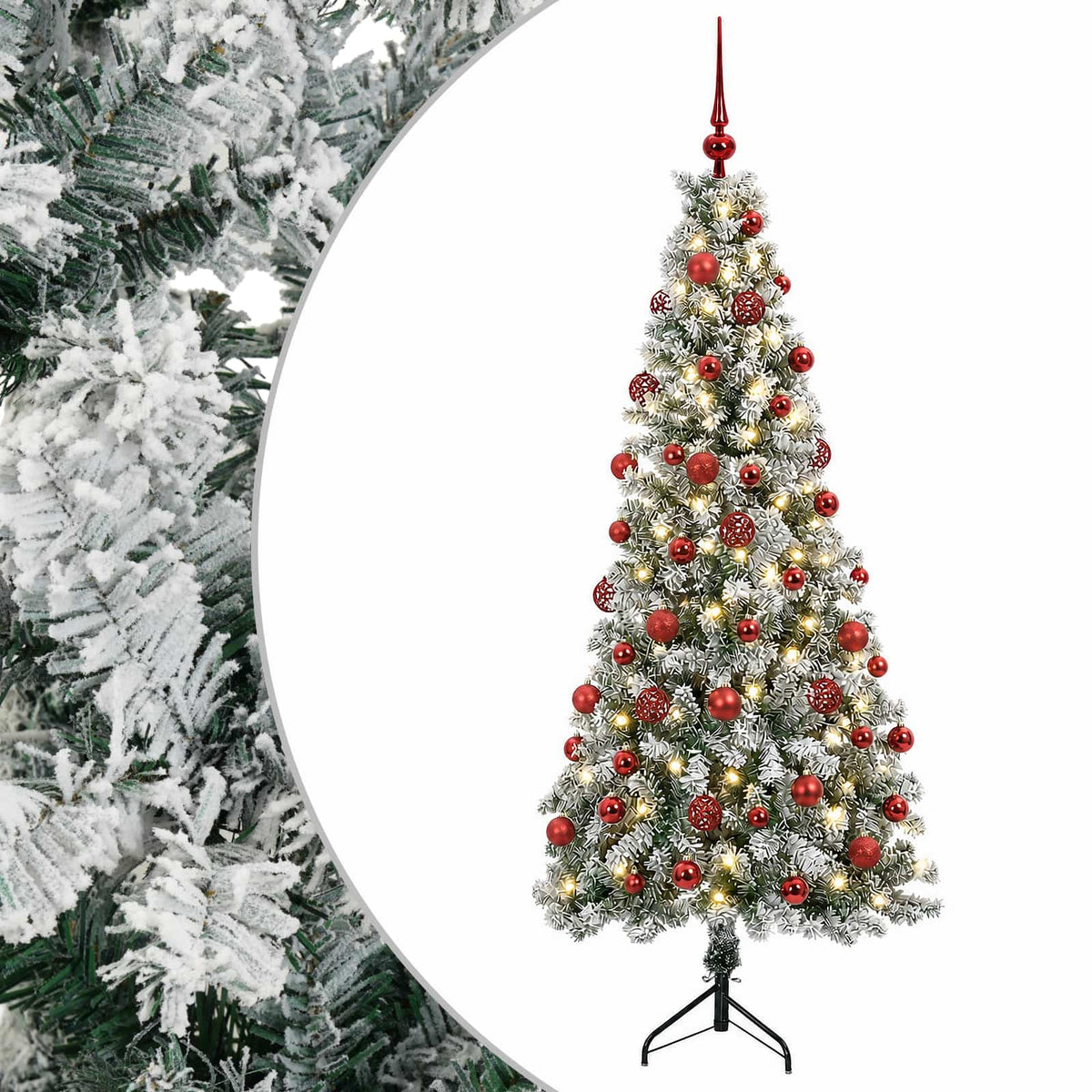 Umjetno božićno drvce s kuglicom 240 cm 300 LED lampica
