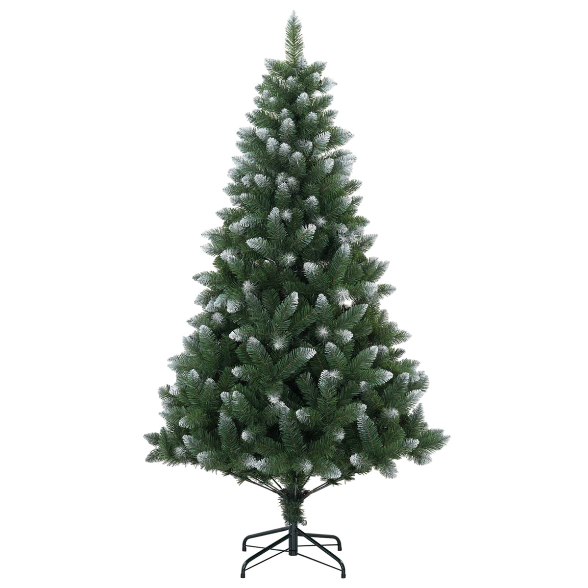 Umjetno božićno drvce s kuglicama 120 cm 150 LED lampica