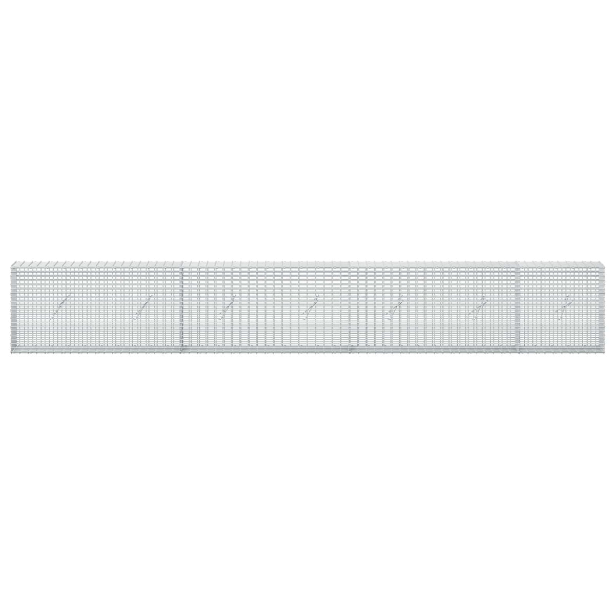 Gabion s žicom debljine 3,5 mm i mrežom 5x2,5 cm 350x20x50 cm