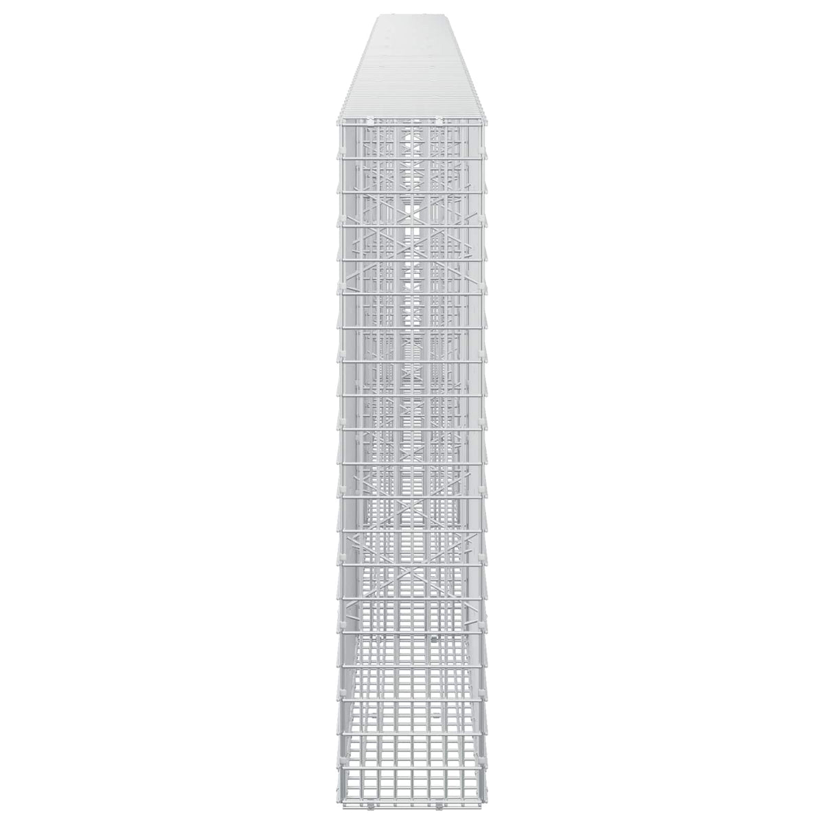 Gabion s žicom debljine 3,5 mm i mrežom 5x2,5 cm 500x20x100 cm