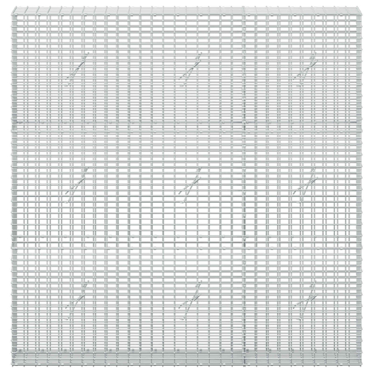 Gabion s žicom debljine 3,5 mm i mrežom 5x2,5 cm 150x20x150 cm