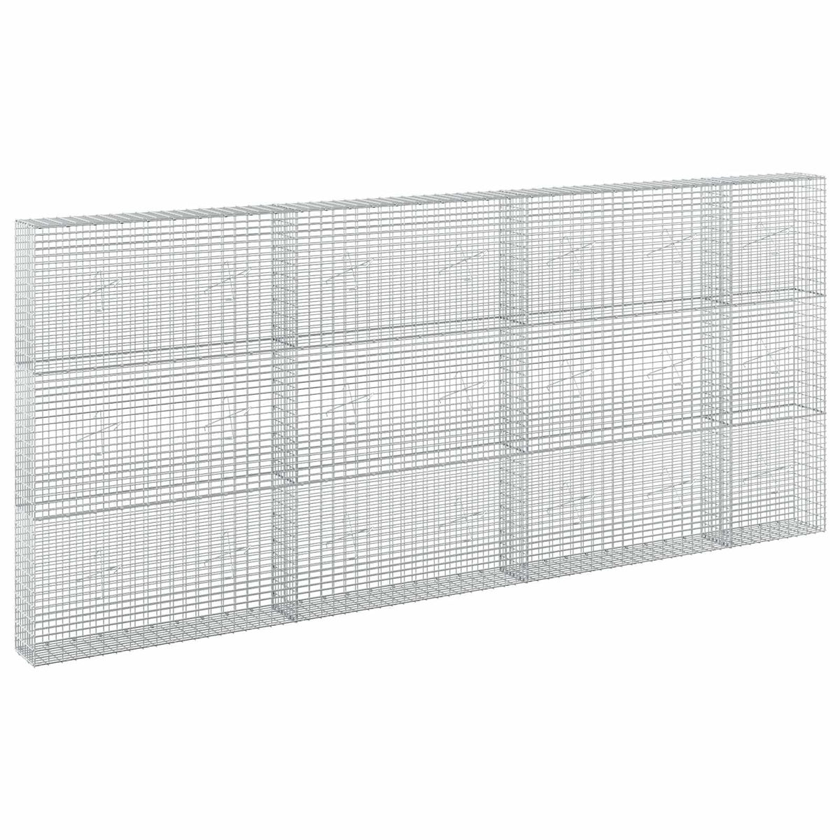 Gabion s žicom debljine 3,5 mm i mrežom 5x2,5 cm 350x20x150 cm