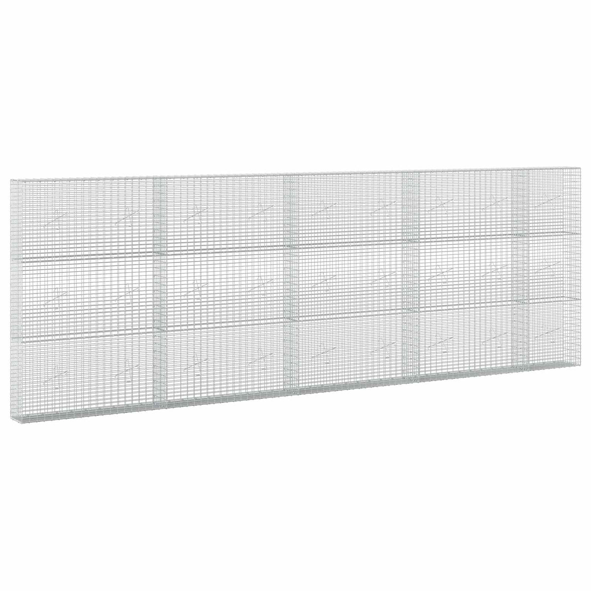 Gabion s žicom debljine 3,5 mm i mrežom 5x2,5 cm 450x20x150 cm