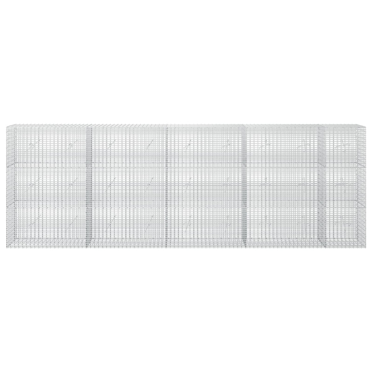 Gabion s žicom debljine 3,5 mm i mrežom 5x2,5 cm 450x20x150 cm