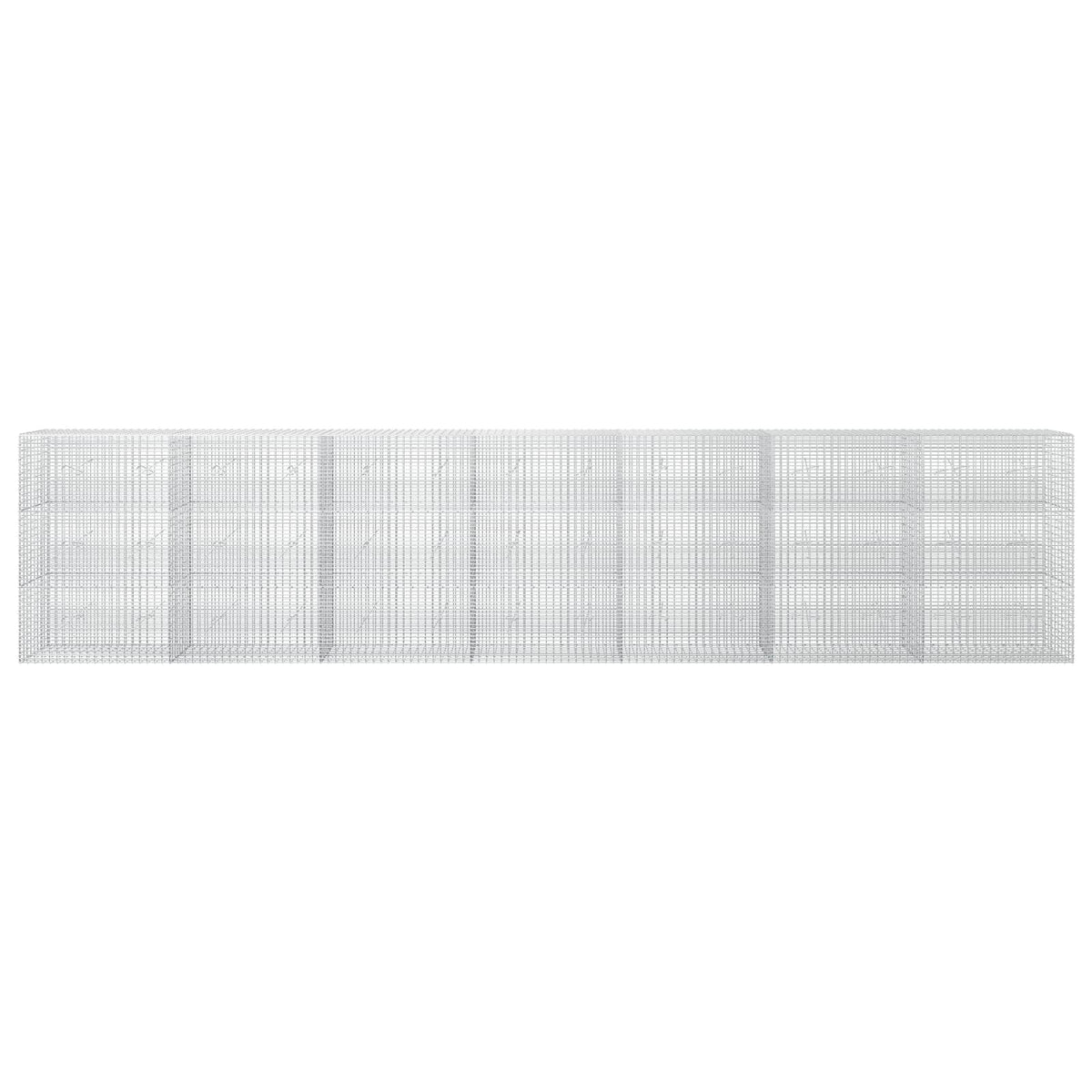 Gabion s žicom debljine 3,5 mm i mrežom 5x2,5 cm 700x20x150 cm