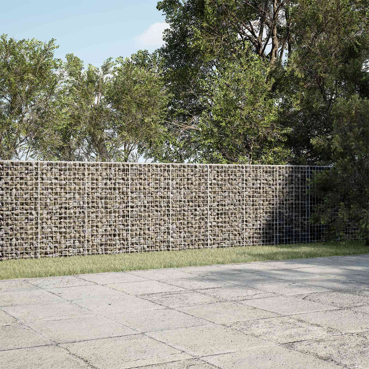 Gabion s žicom debljine 3,5 mm i mrežom 5x2,5 cm 350x100x100 cm