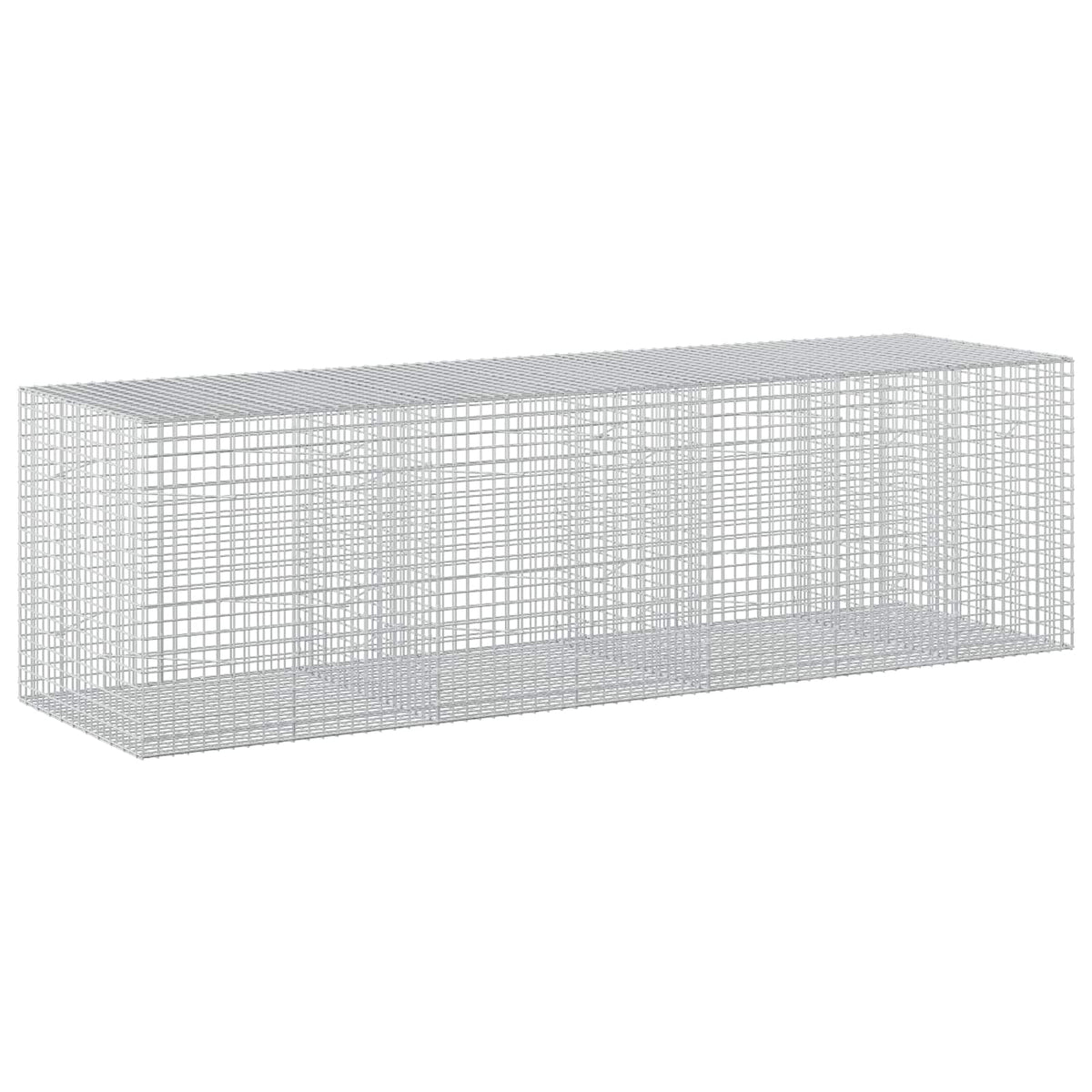Gabion s žicom debljine 3,5 mm i mrežom 5x5 cm 350x100x100 cm