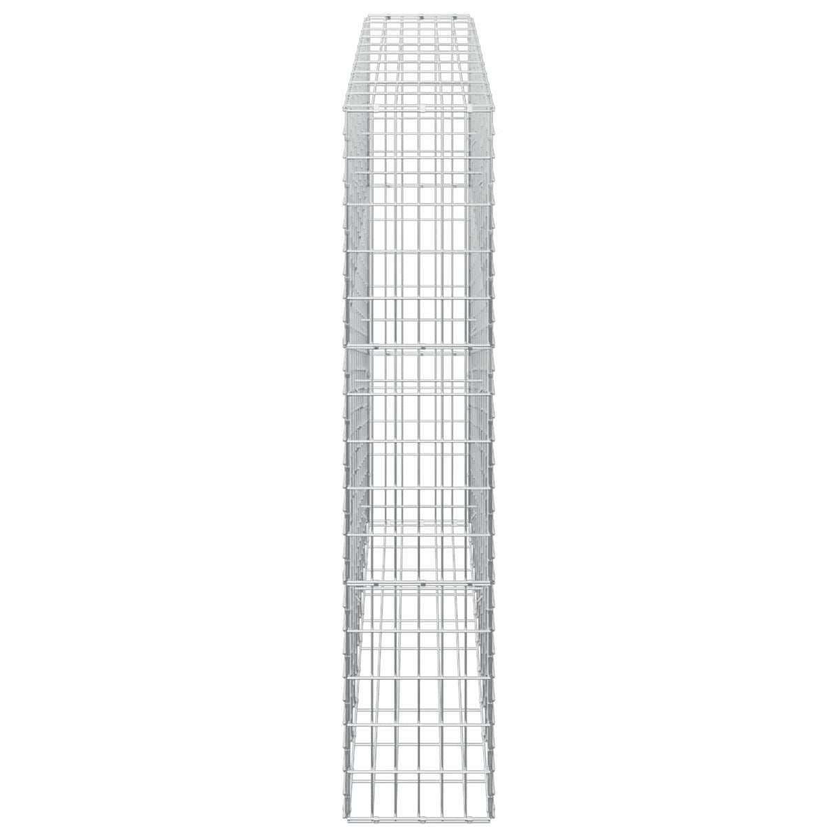 Gabion s žicom debljine 3,5 mm i mrežom 5x10 cm 100x30x150 cm